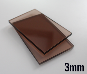 PLEXI Dymiona Na Brąz Grubość 3mm Cięta Na Wymiar