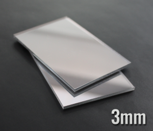 PLEXI Lustro Srebrne 3mm Grubość 3mm Cięte Na Wymiar