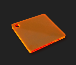 PLEXI Pomarańczowa Fluo Grubość 3mm Cięta Na Wymiar