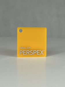 PLEXI Żółta Grubość 3mm PERSPEX® 229 Yellow Cięta Na Wymiar